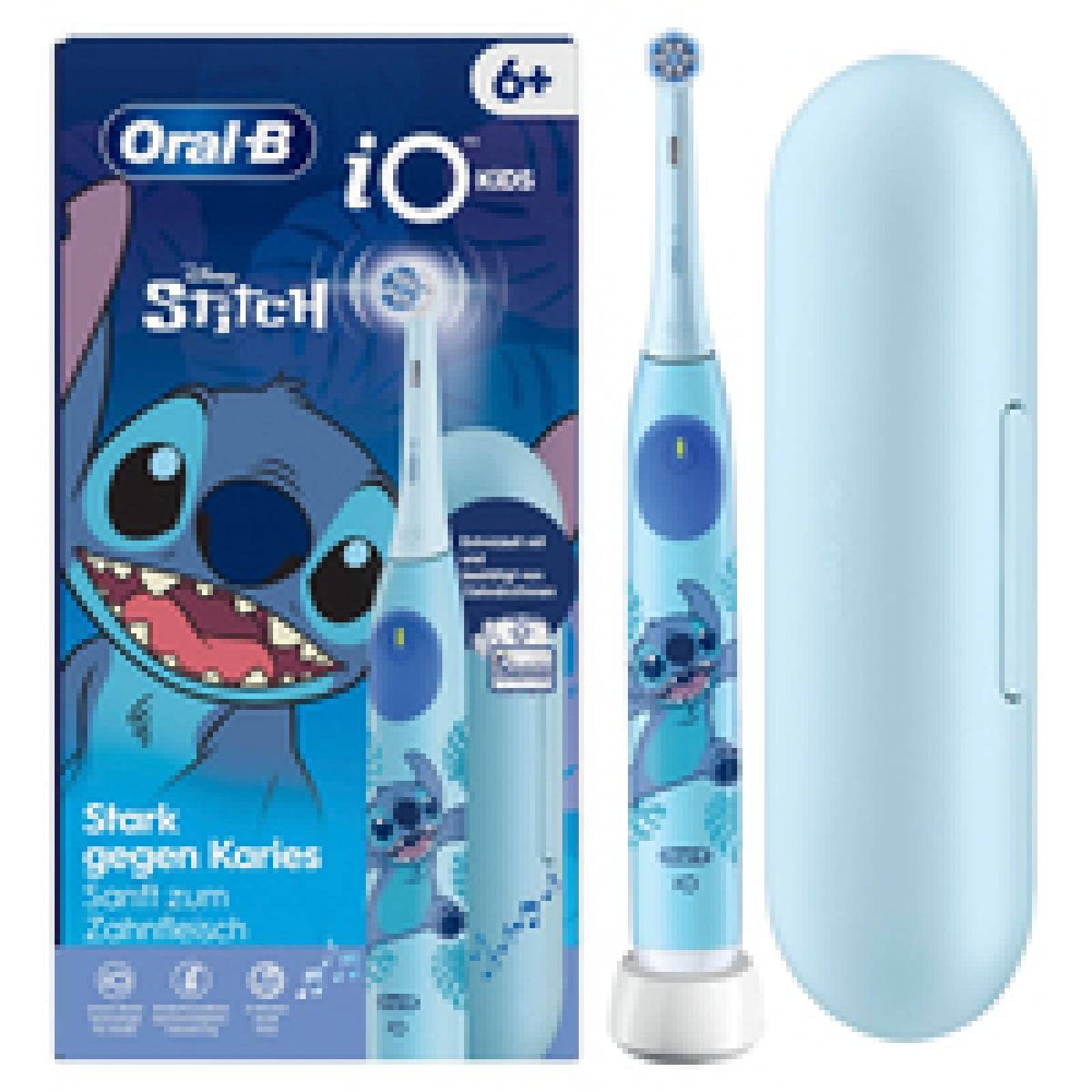 Oral-B iO Kids 6+ Disney Stitch Elektrische Zahnbürste blau