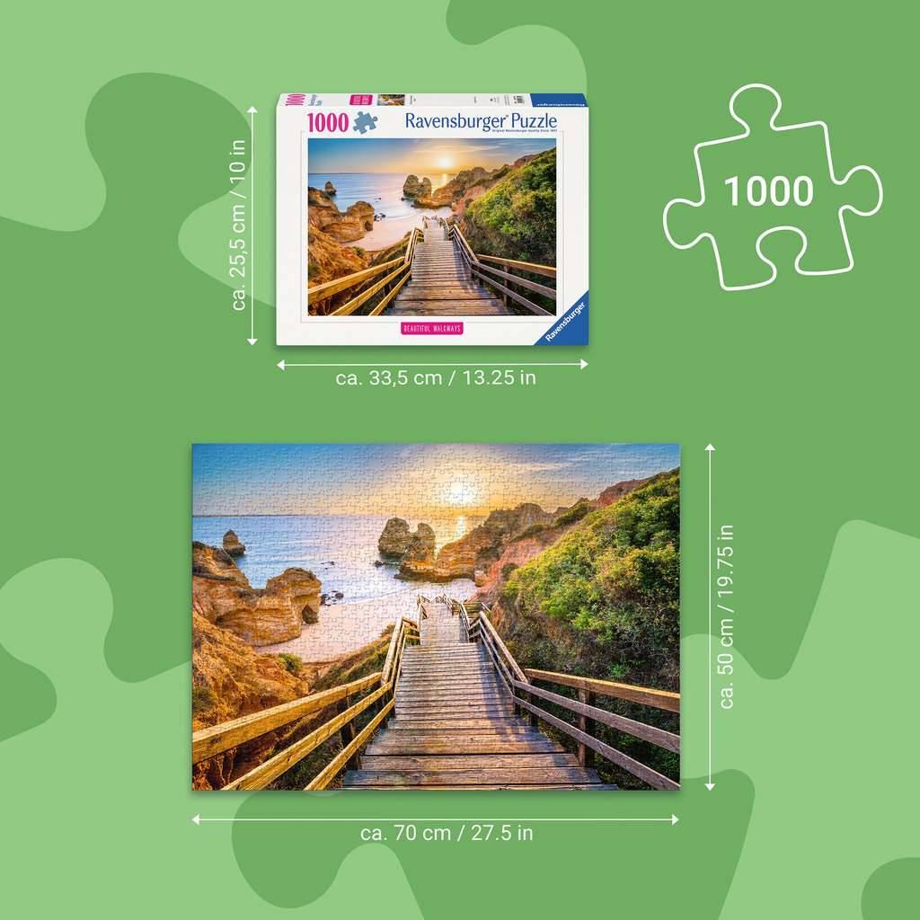 Holztreppe zum Praio do Camillo – 1000 Teile Puzzle von Ravensburger