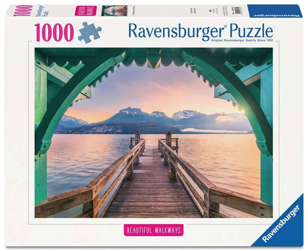 Romantischer Steg am Lac d'Annecy – 1000 Teile Puzzle von Ravensburger