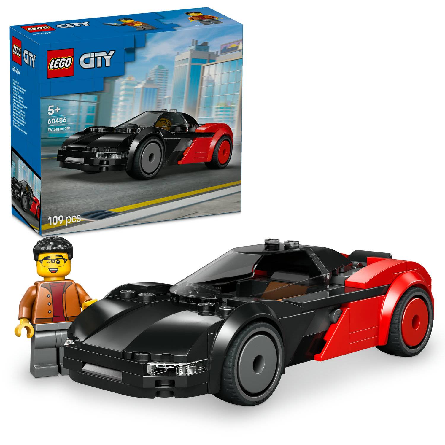 LEGO 60486 City - Elektro-Supersportwagen