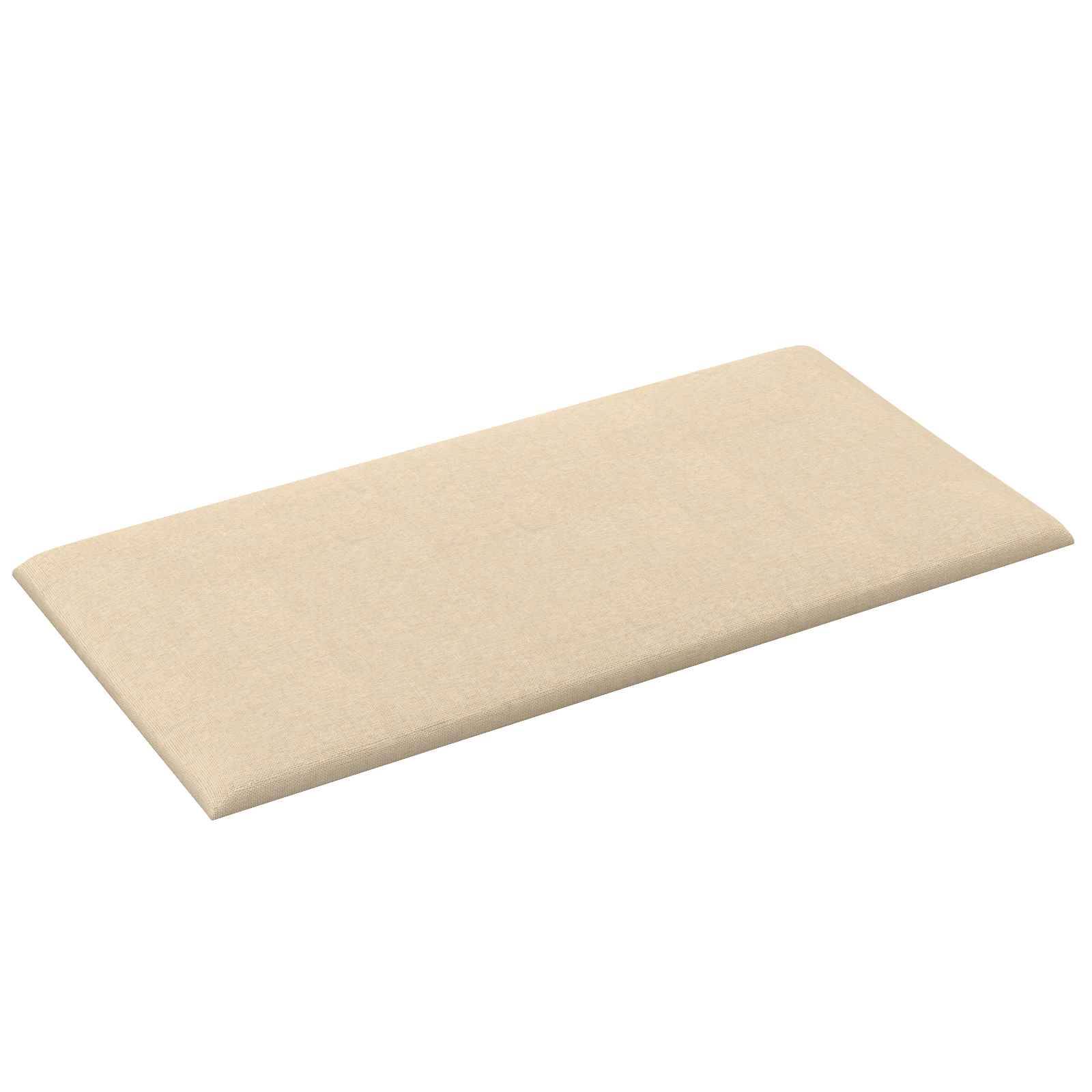 vidaXL Wandkopfteilen 12 pcs Creme 60 x 30 cm Stoff