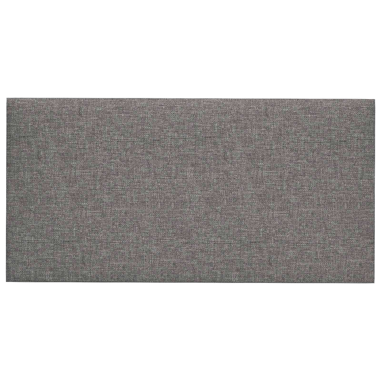 vidaXL Wandkopfteilen 12 pcs Hellgrau 30 x 15 cm Stoff