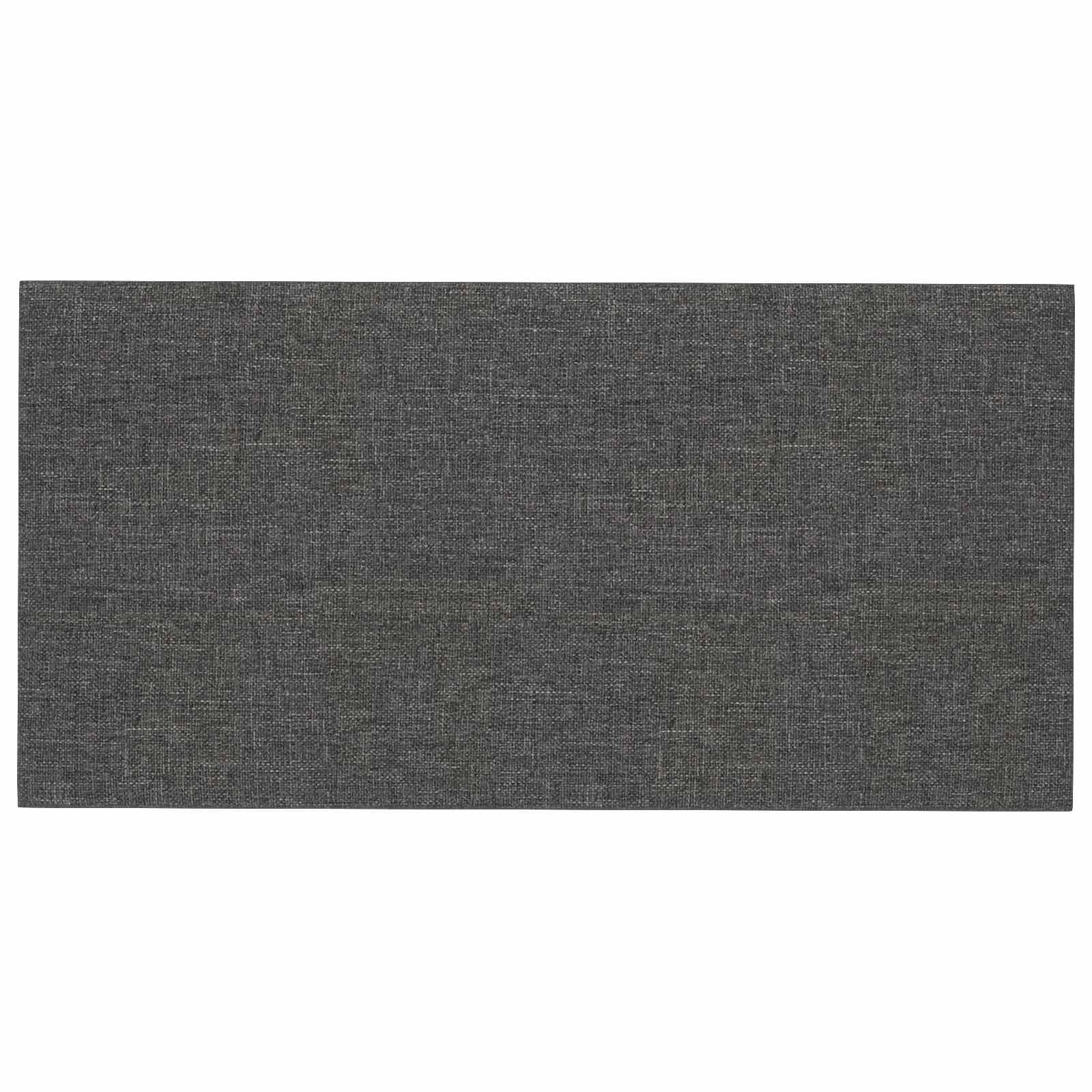 vidaXL Wandkopfteilen 12 pcs Dunkelgrau 60 x 30 cm Stoff