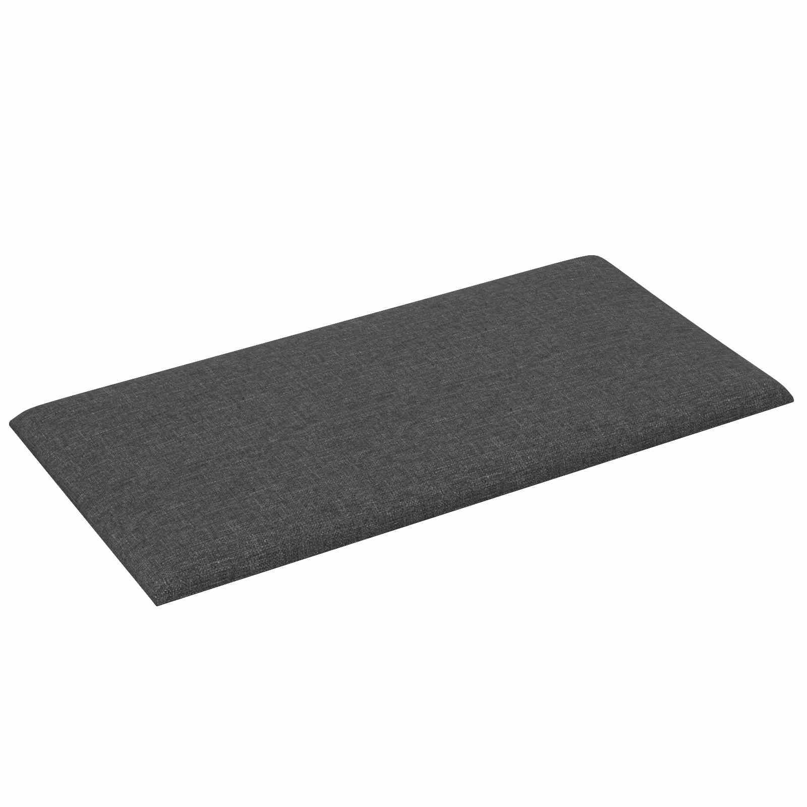 vidaXL Wandkopfteilen 12 pcs Dunkelgrau 60 x 30 cm Stoff