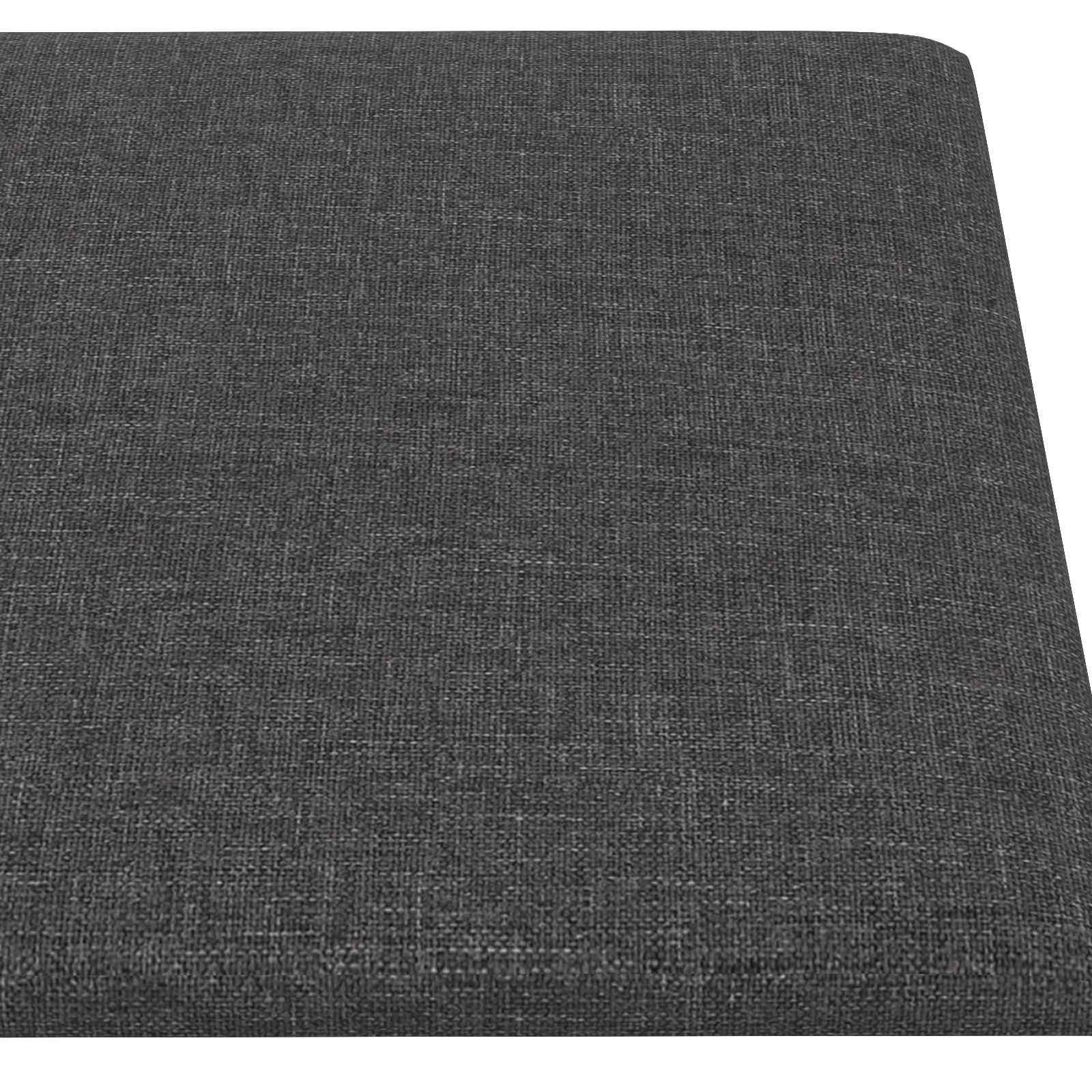 vidaXL Wandkopfteilen 12 pcs Dunkelgrau 60 x 30 cm Stoff