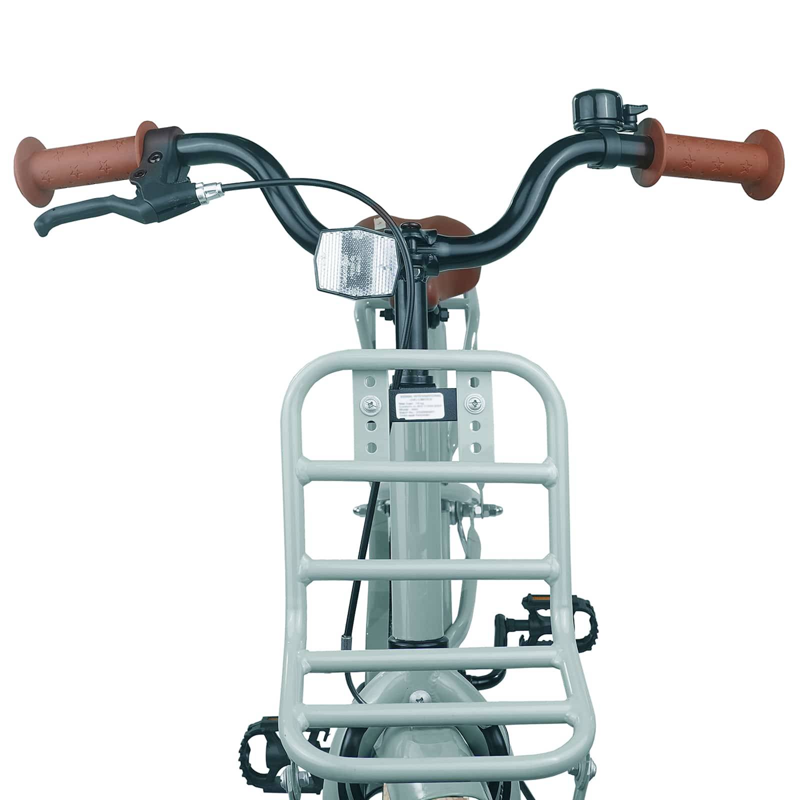 vidaXL Kinderfahrrad 18 Zoll für 5-7 Jahre alt Hellgrün