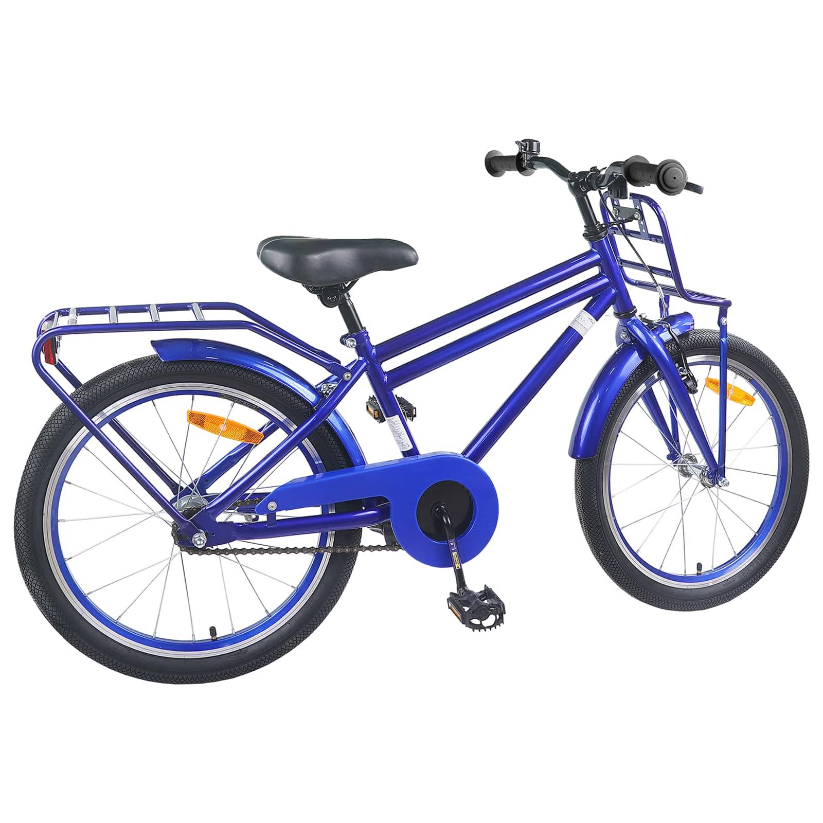 vidaXL Kinderfahrrad 20 Zoll für 6-11 Jahre alt Dunkelblau