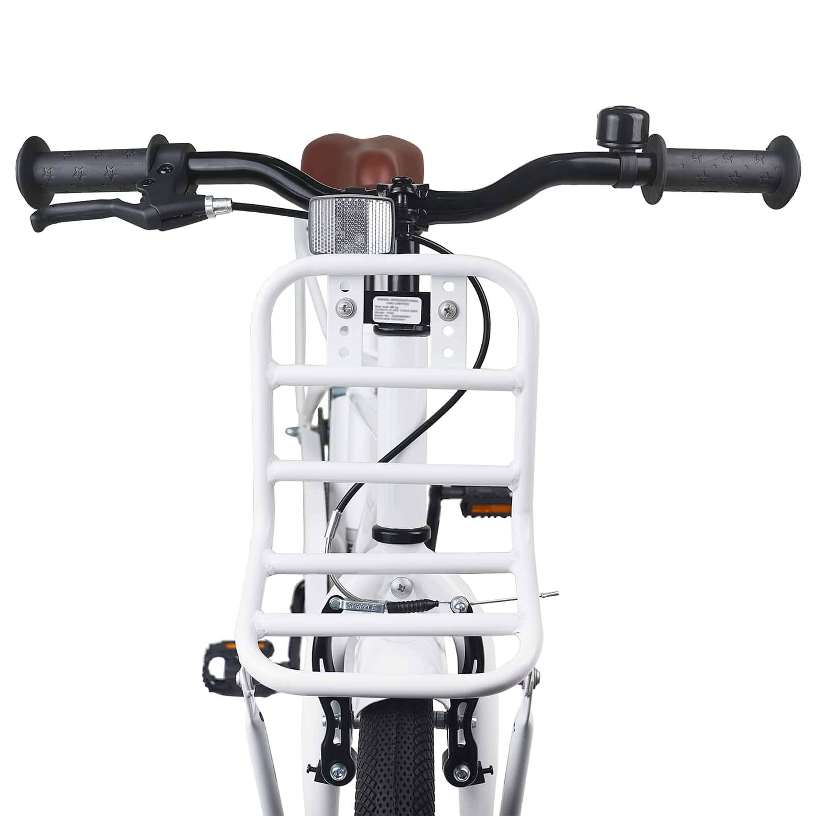 vidaXL Kinderfahrrad 20 Zoll für 6-11 Jahre alt Weiß