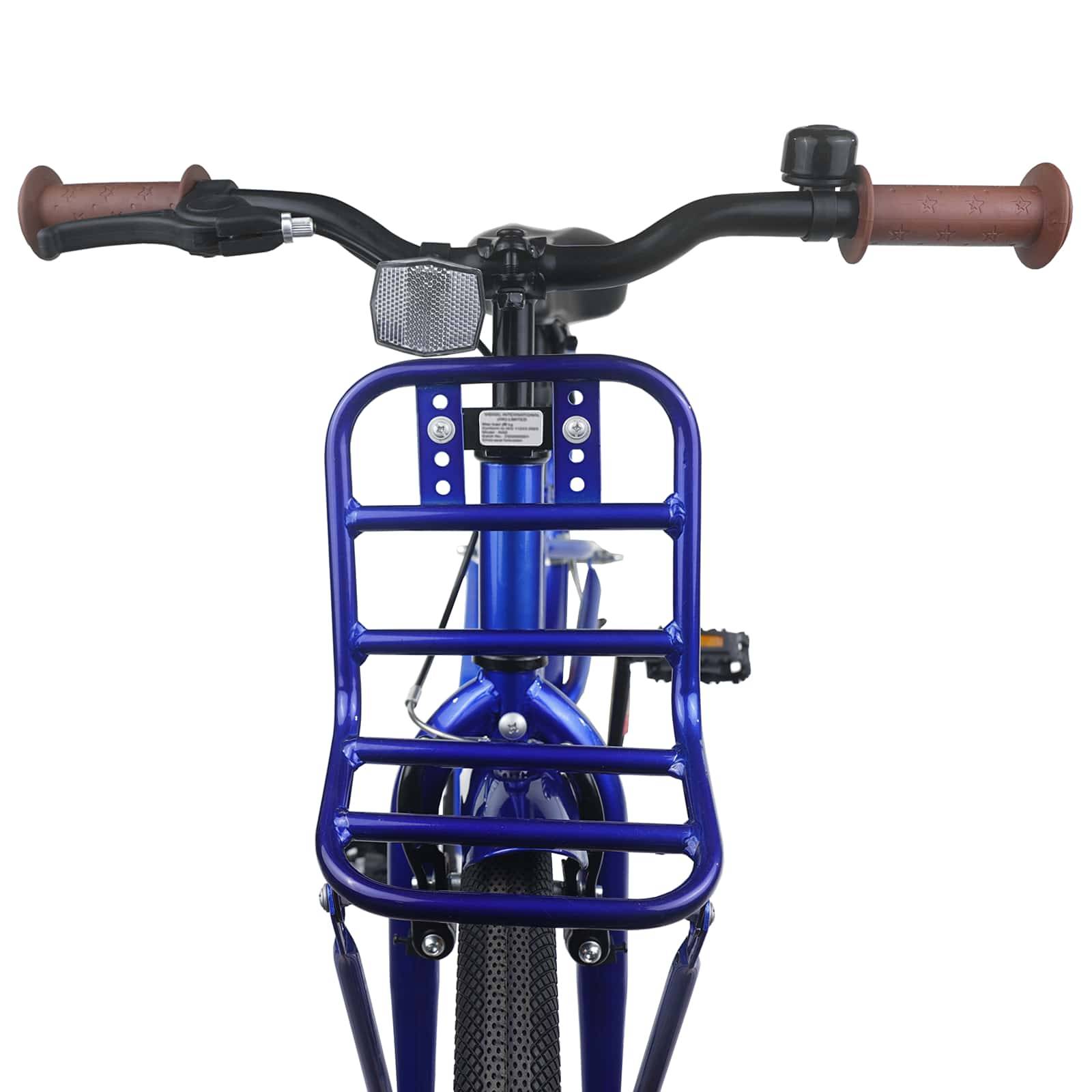 vidaXL Kinderfahrrad 22 Zoll für 7-12 Jahre alt Dunkelblau