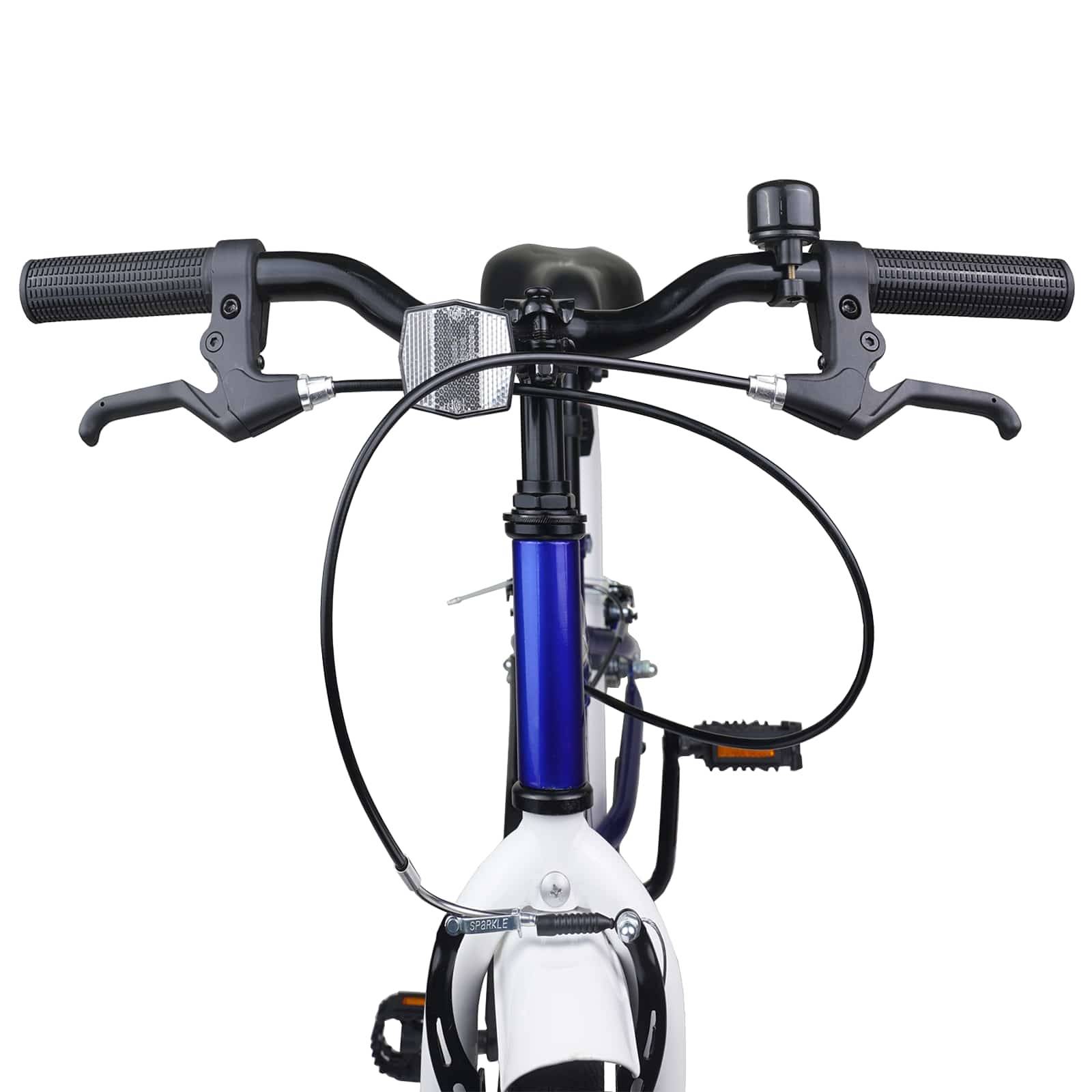 vidaXL Kinderfahrrad 20 Zoll für 6-11 Jahre alt Blau Weiß