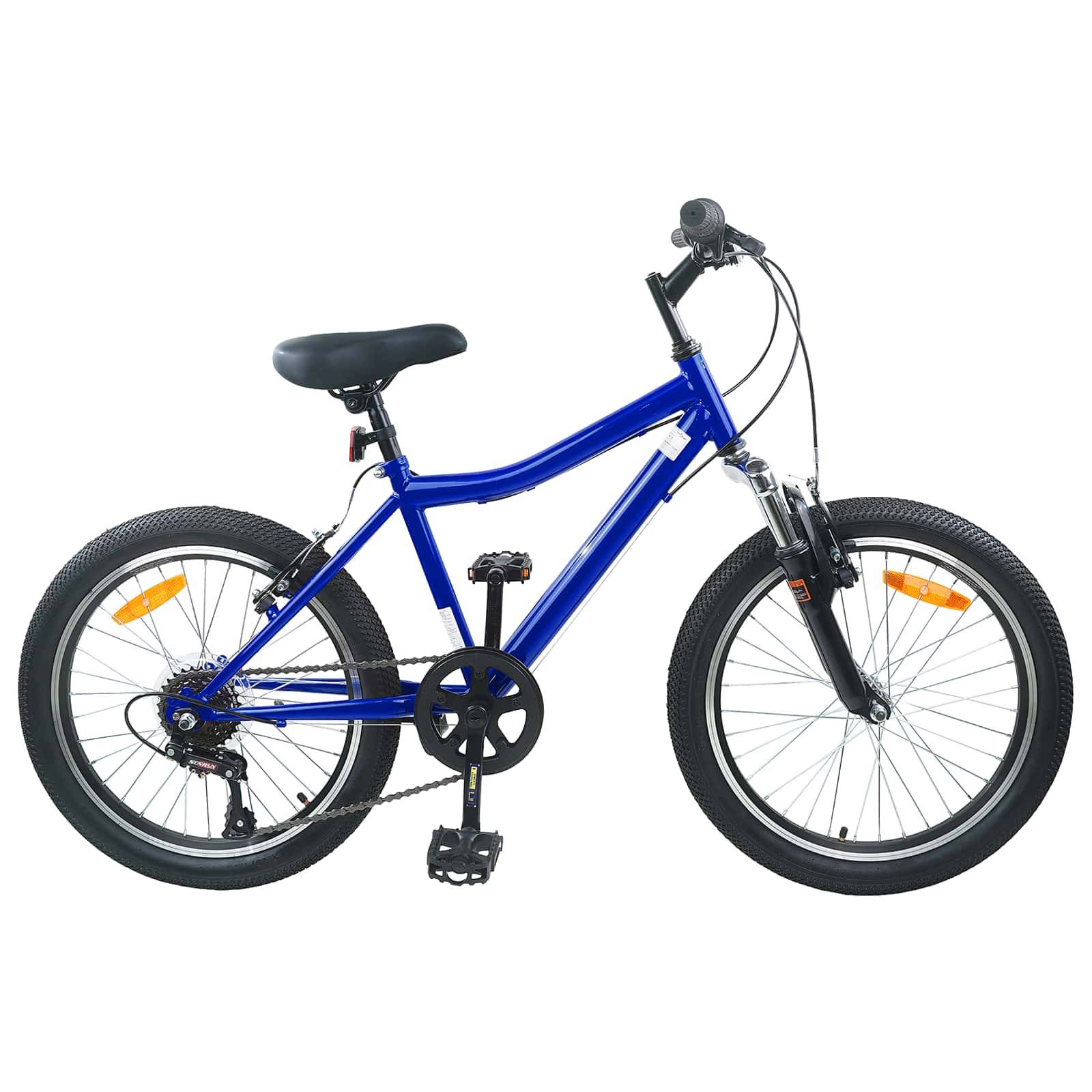 vidaXL Kinderfahrrad 20 Zoll 6-Speed für 6-11 Jahre alt Dunkelblau