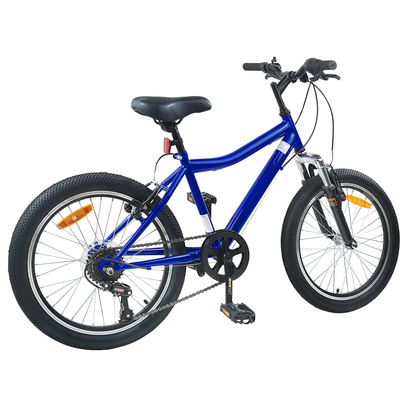 vidaXL Kinderfahrrad 20 Zoll 6-Speed für 6-11 Jahre alt Dunkelblau