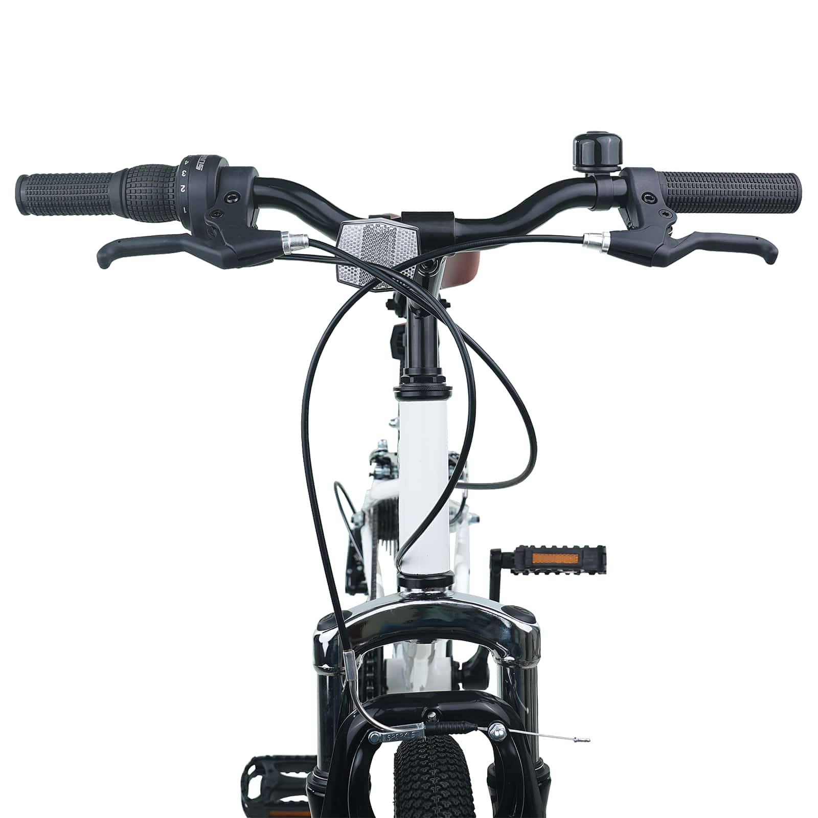 vidaXL Mountainbike 20 Zoll 6-Geschwindigkeit für 5-8 Jahre alt Weiß