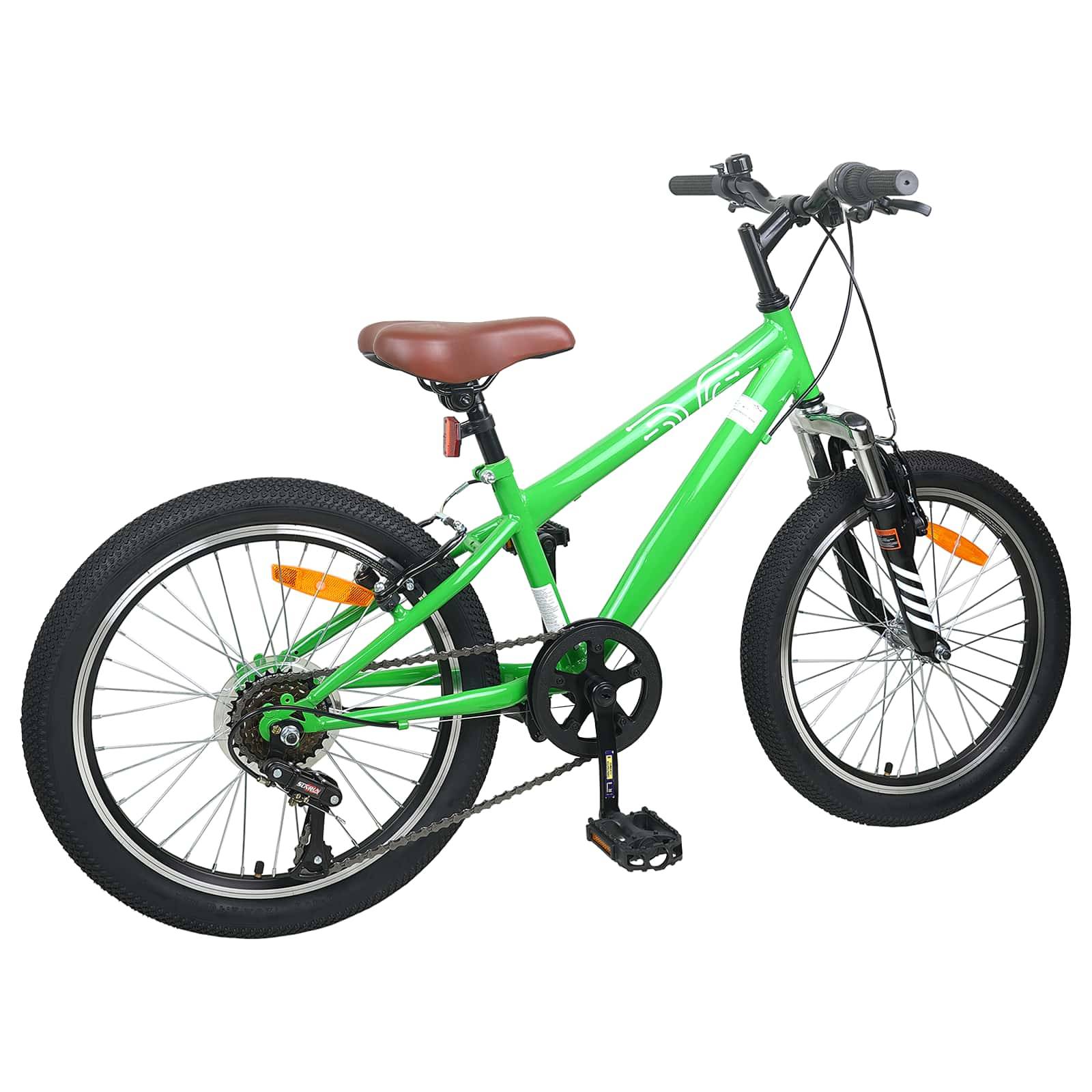 vidaXL Mountainbike 20 Zoll 6-Geschwindigkeit für 5-8 Jahre alt Grün
