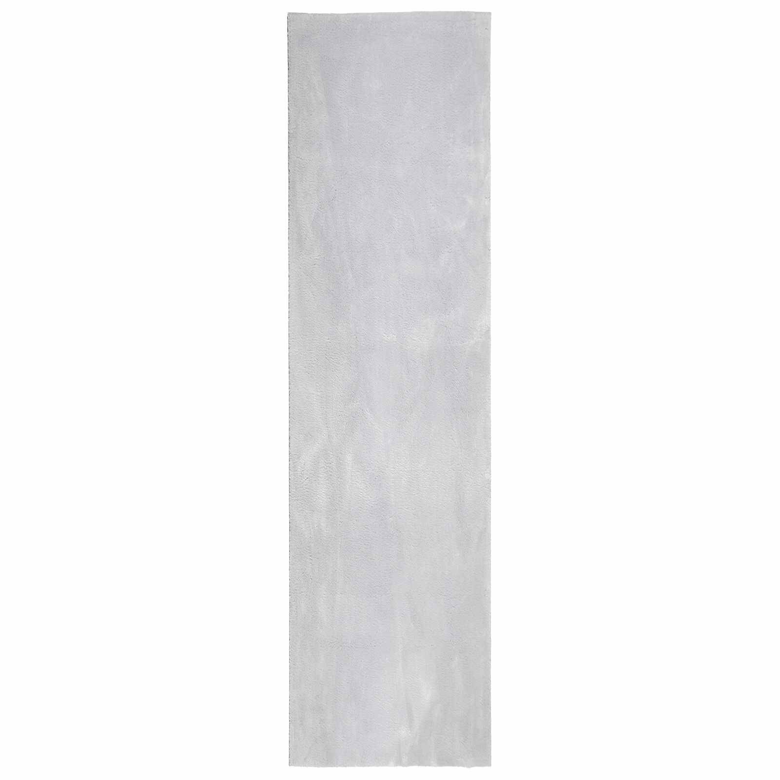 vidaXL Mittlerer Flor weicher und waschbarer Teppich HUARTE Grau