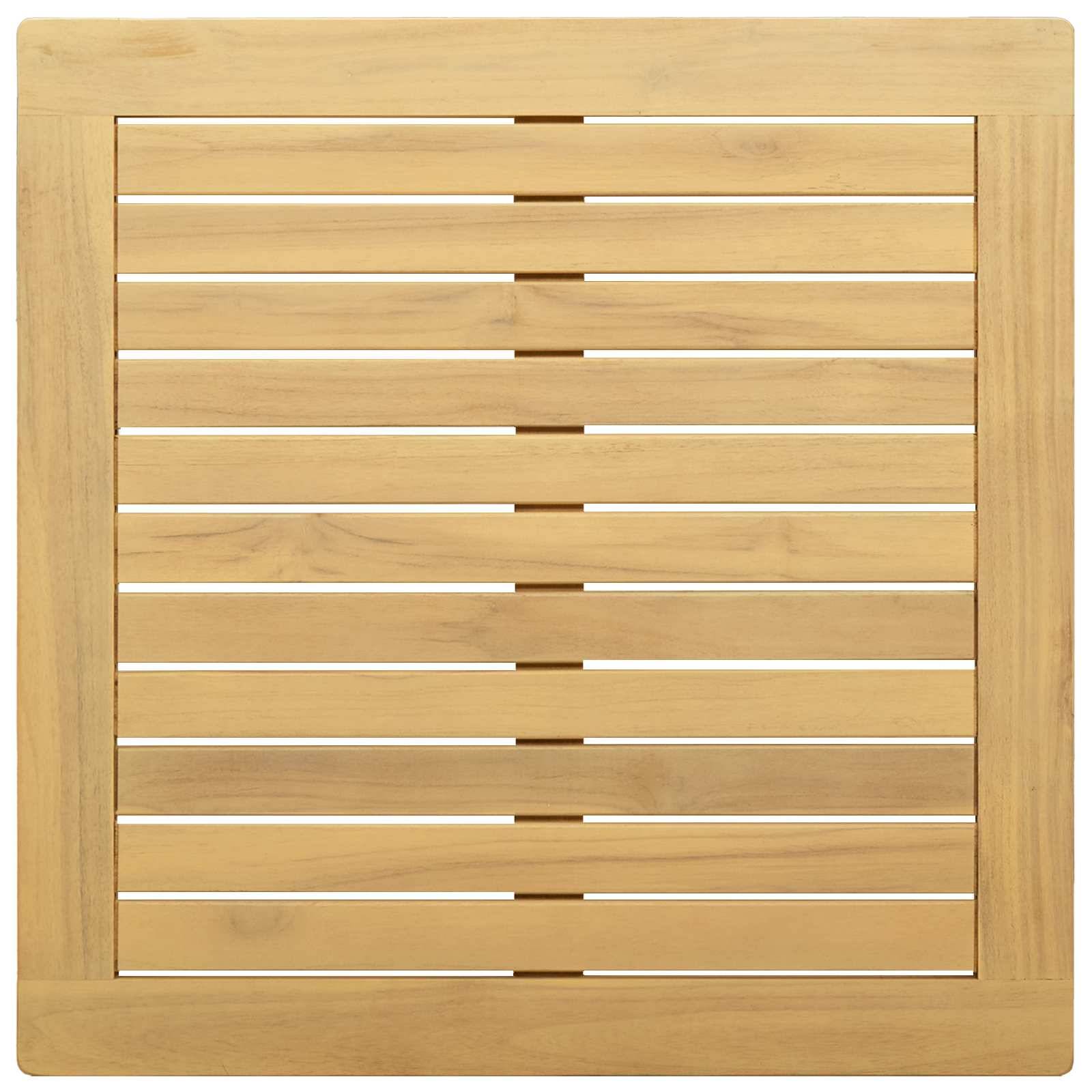 vidaXL Couchtisch Helles Akazienholz 60 x 60 x 36 cm Massivholz Akazie