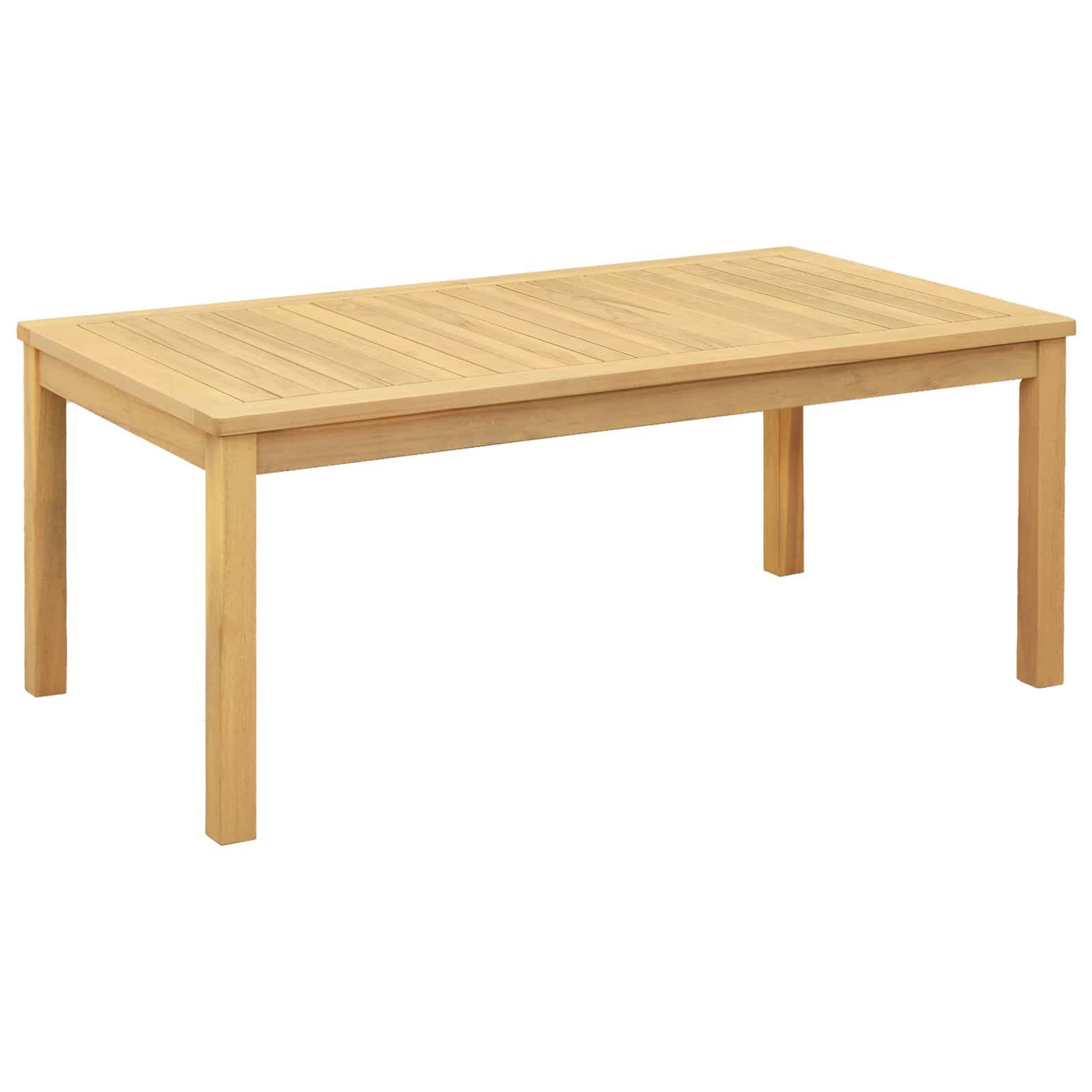 vidaXL Couchtisch Helles Akazienholz 110 x 60 x 45 cm