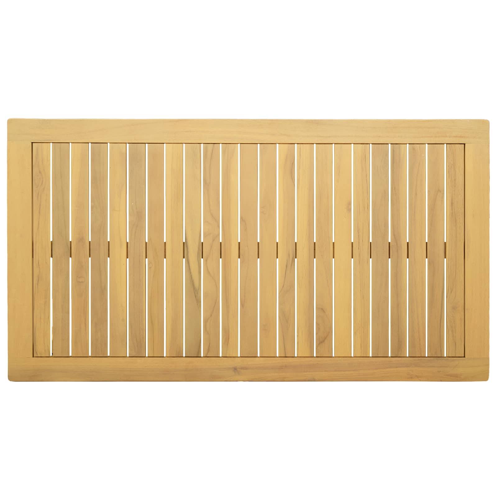 vidaXL Couchtisch Helles Akazienholz 110 x 60 x 45 cm