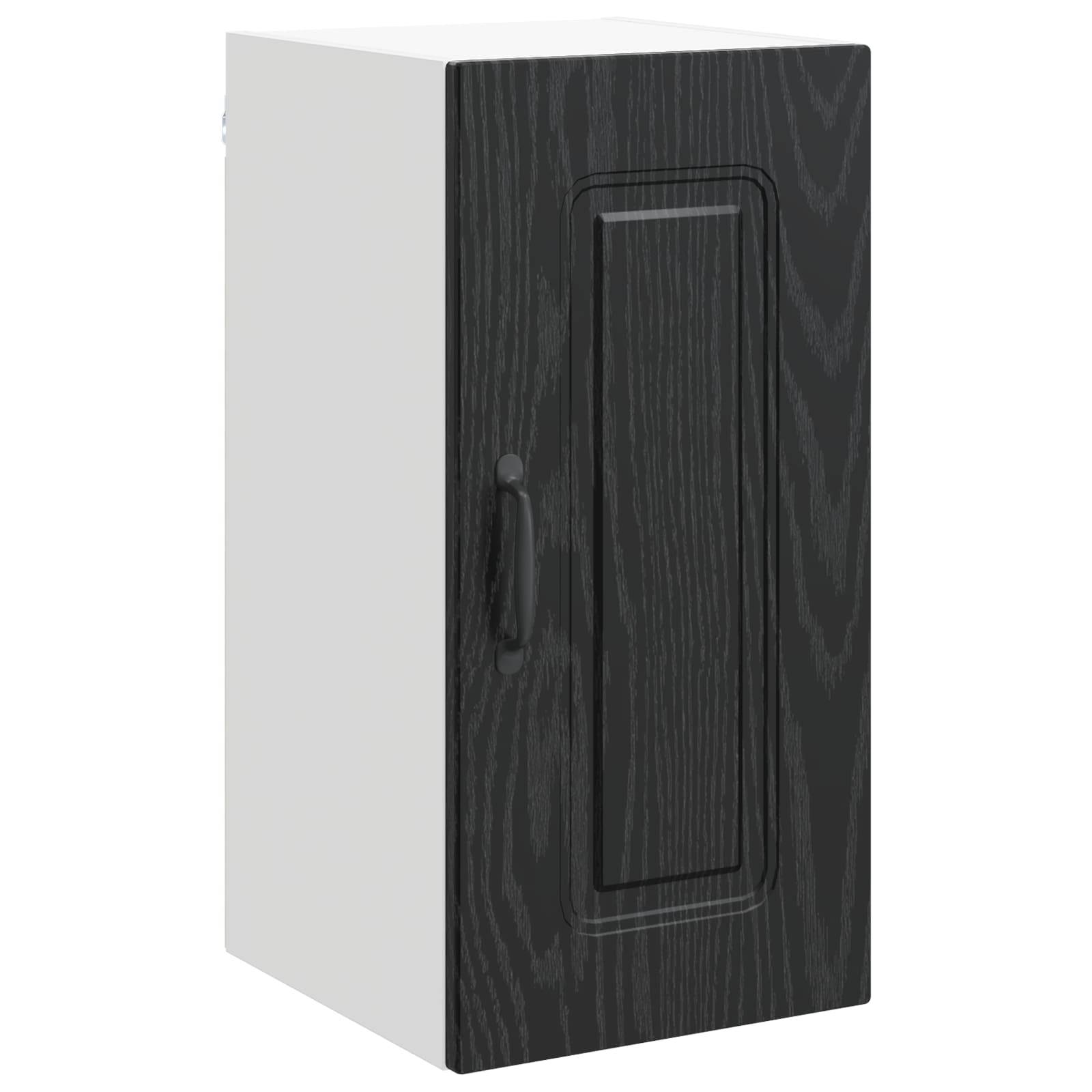 vidaXL Geschirrspülerfront Kalmar Schwarz Eichen-Optik 30 x 31 x 60 cm