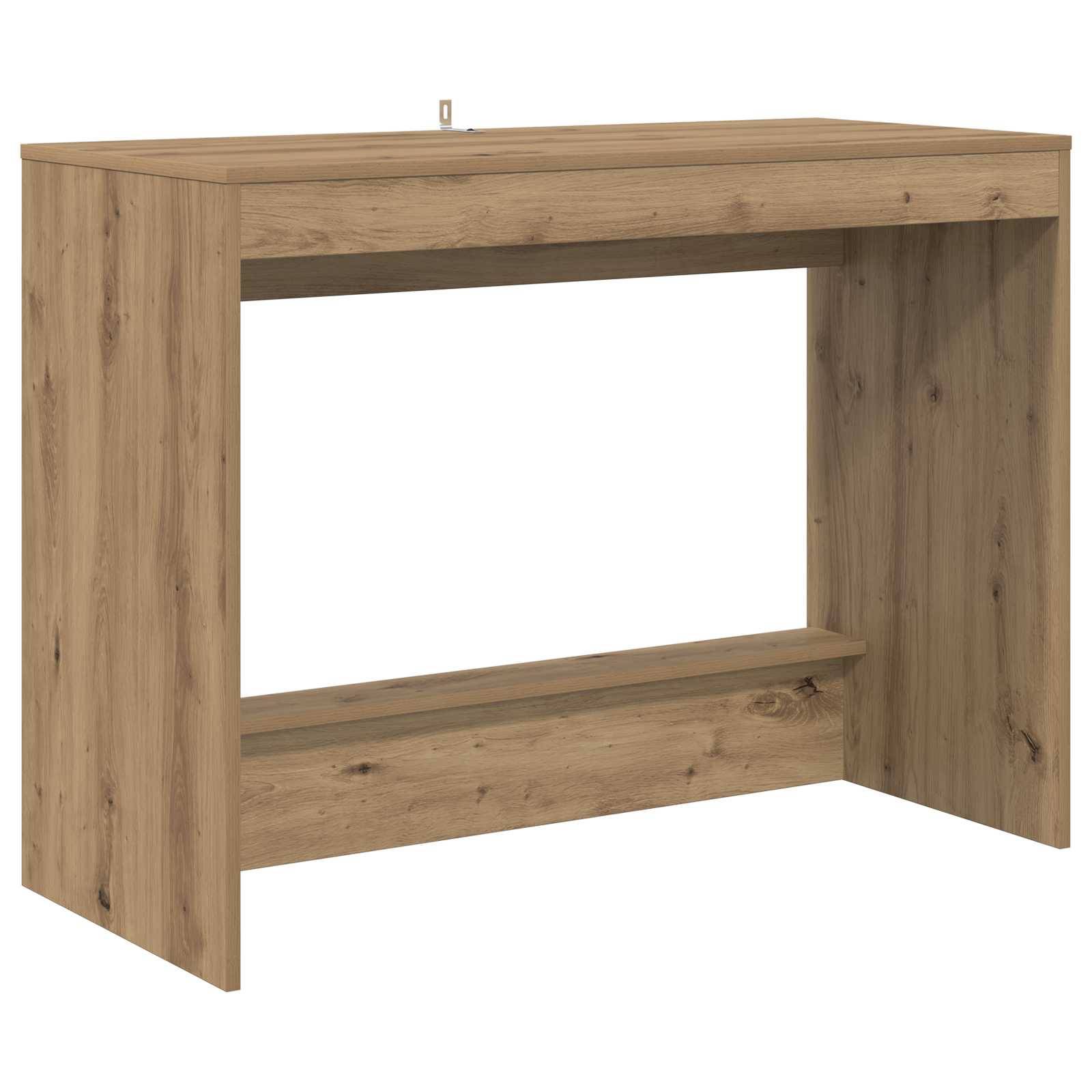 vidaXL Bett-Schreibtisch Artisan-Eiche 100 x 45 x 75 cm Holzwerkstoff