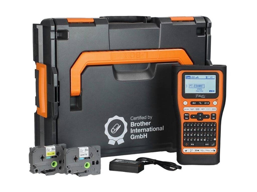 Brother P-Touch PT-E560BTVP - Beschriftungsgerät - s/w - Thermotransfer - Rolle