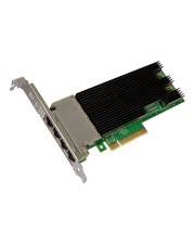 PCIe-Erweiterungskarte mit Metallhalterung und Kühlkörper, isoliert auf weißem Hintergrund dargestellt.