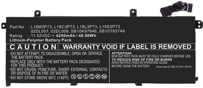 CoreParts Laptop Battery 48.96Wh Li-Pol 11.52V 4250mAh Black