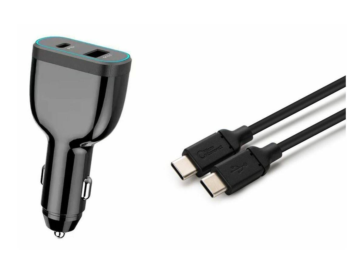MicroBattery CoreParts - Auto-Netzteil - 78 Watt - 4 A - QC 3.0, PD (USB Typ A,