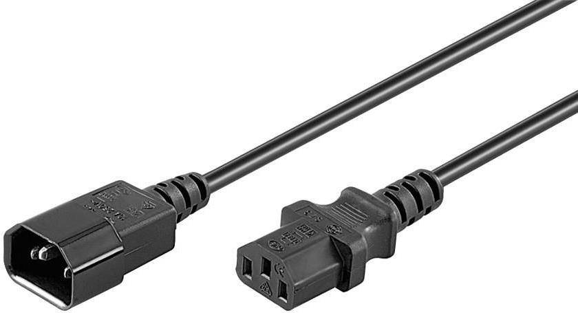 MicroConnect Spannungsversorgungs-VerlängerungskabelIEC 60320 C14 zu power IEC