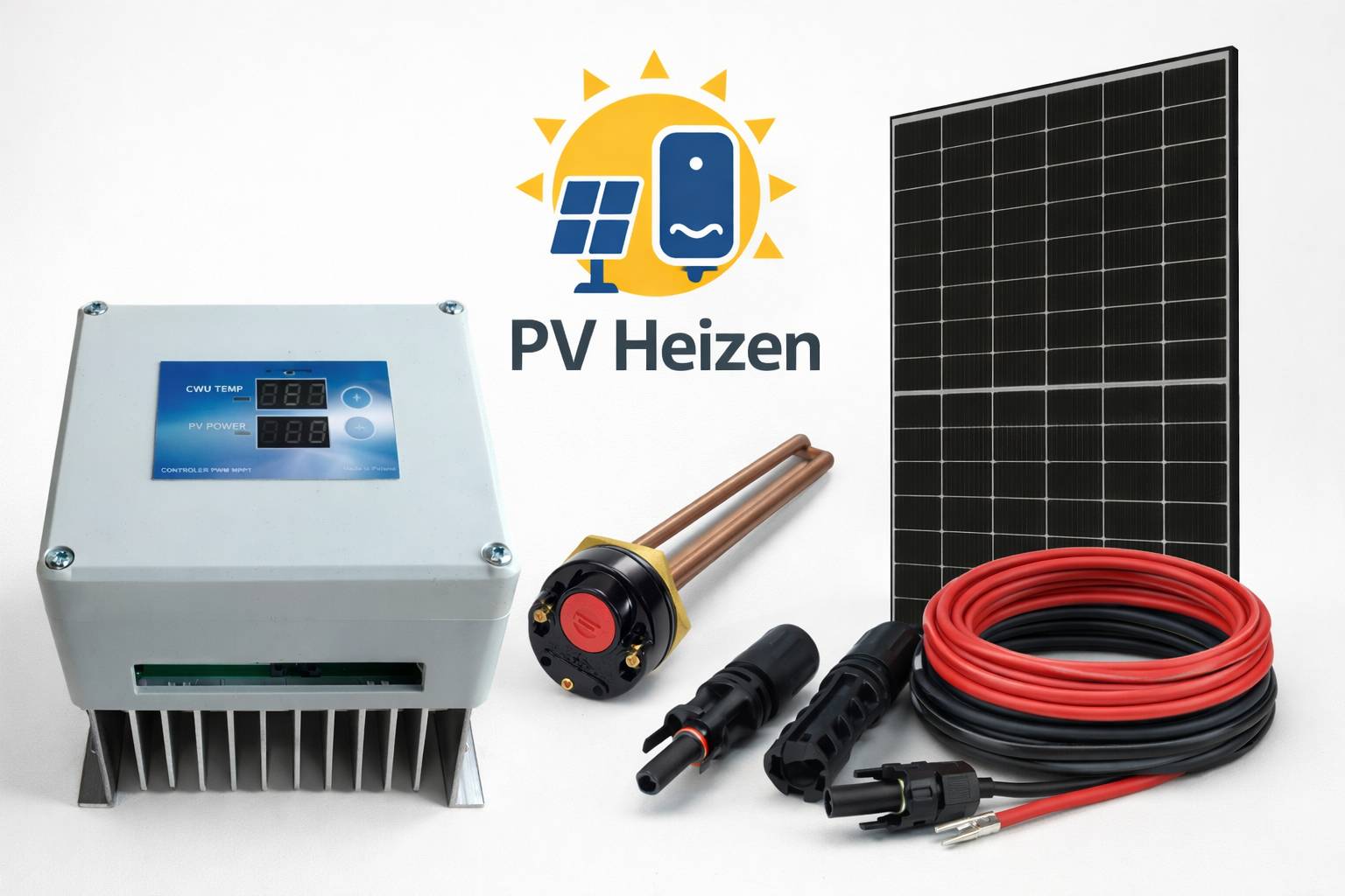 MEGA PWM PV-Komplettset 7x 440Wp mit 3kW MPPT & 2875Wp Heizleistung