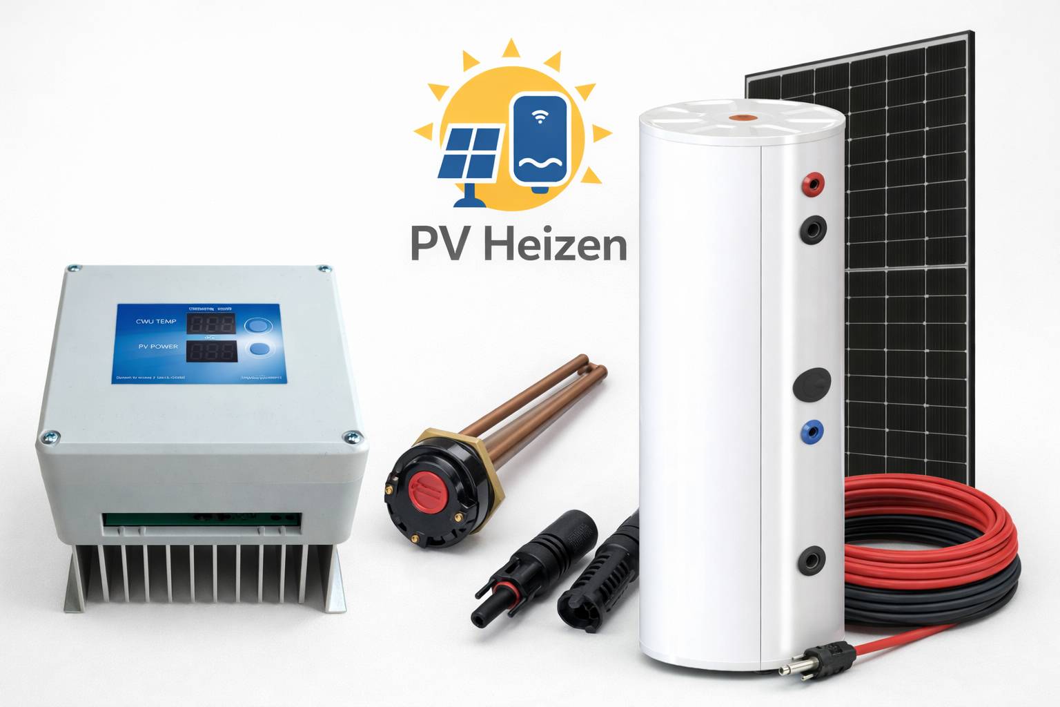 MEGA PWM PV-Komplettset mit Solimpeks Hygienespeicher 200L & 2875Wp Heizleistung