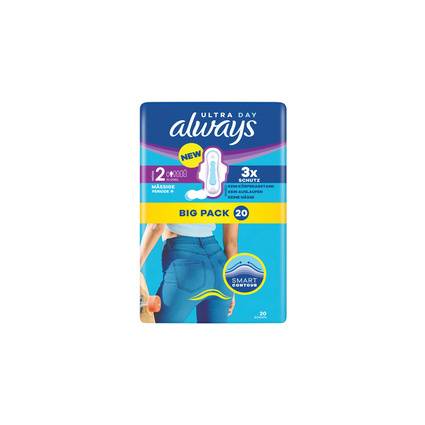 always Damenbinde Ultra Day, Long, mit Flügeln, BigPack