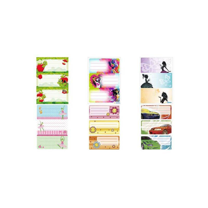 HERMA Buchetiketten VARIO "Music Girl", 76 x 35 mm