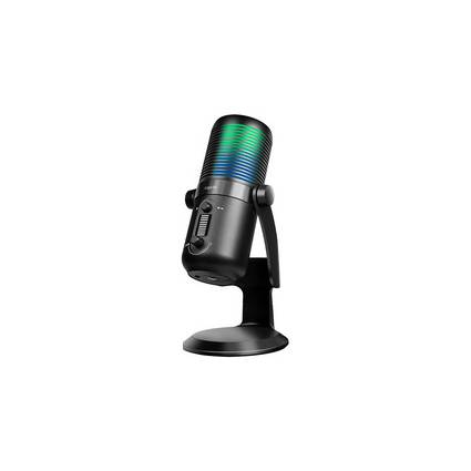 LogiLink USB Mikrofon mit RGB-Licht,Cardioid/omnidirektional