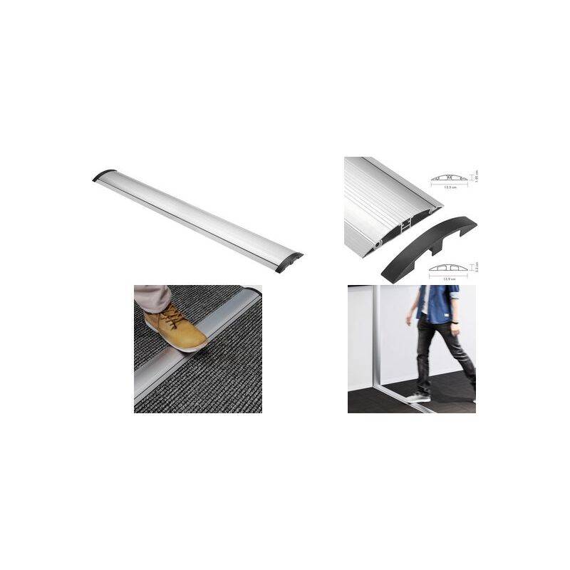 LogiLink Kabelbrücke, aus Alu & ABS, Länge: 1.104 mm, silber