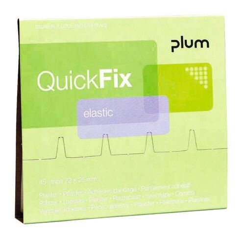 Refill QuickFix Elastic - 45 Stück - Elastische Textilpflaster für Spendersysteme