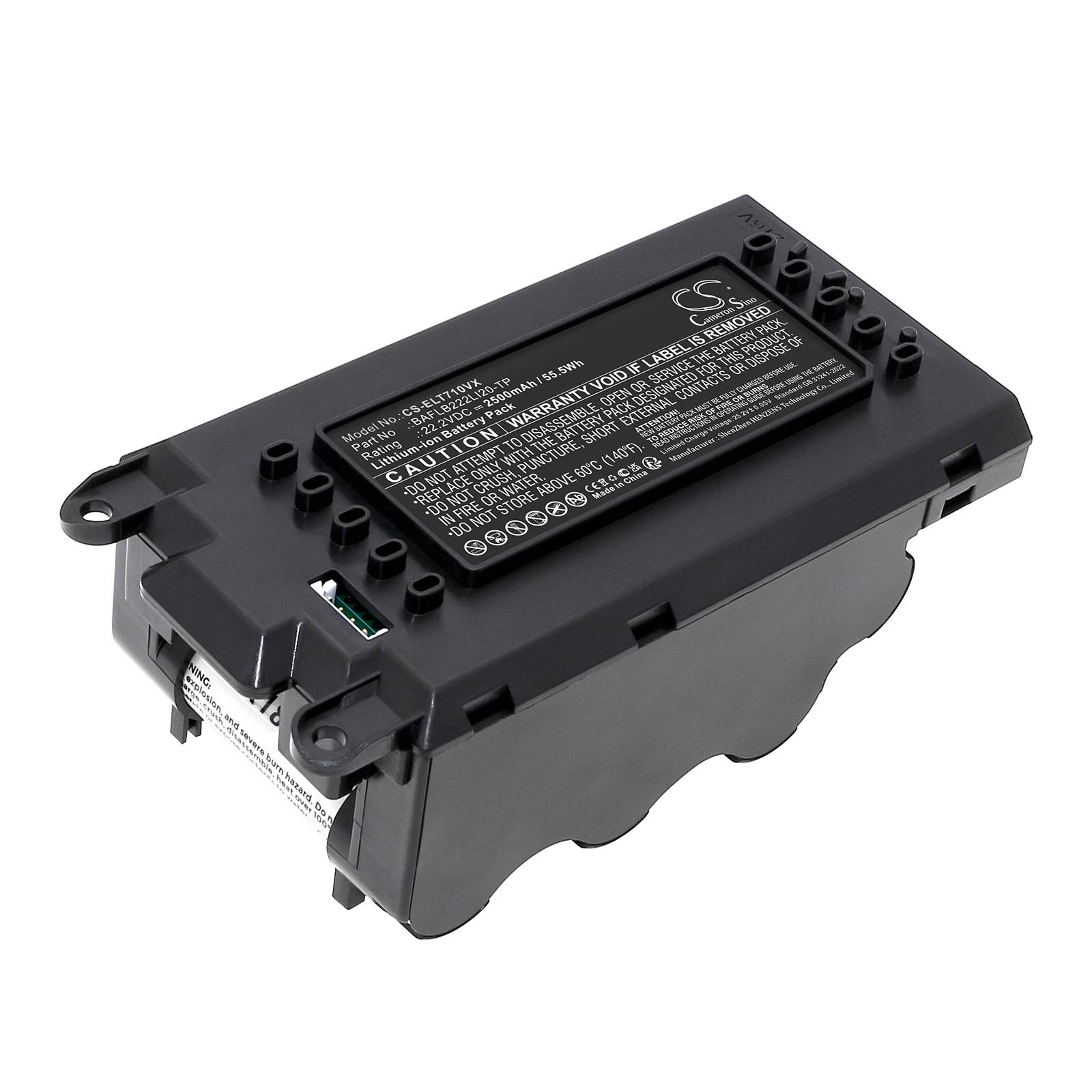 Ersatzakku für WQ7, Well Q7, BAFLB222LI20-TP, BL7828B - 22,2 Volt 2500mAh Li-Ion