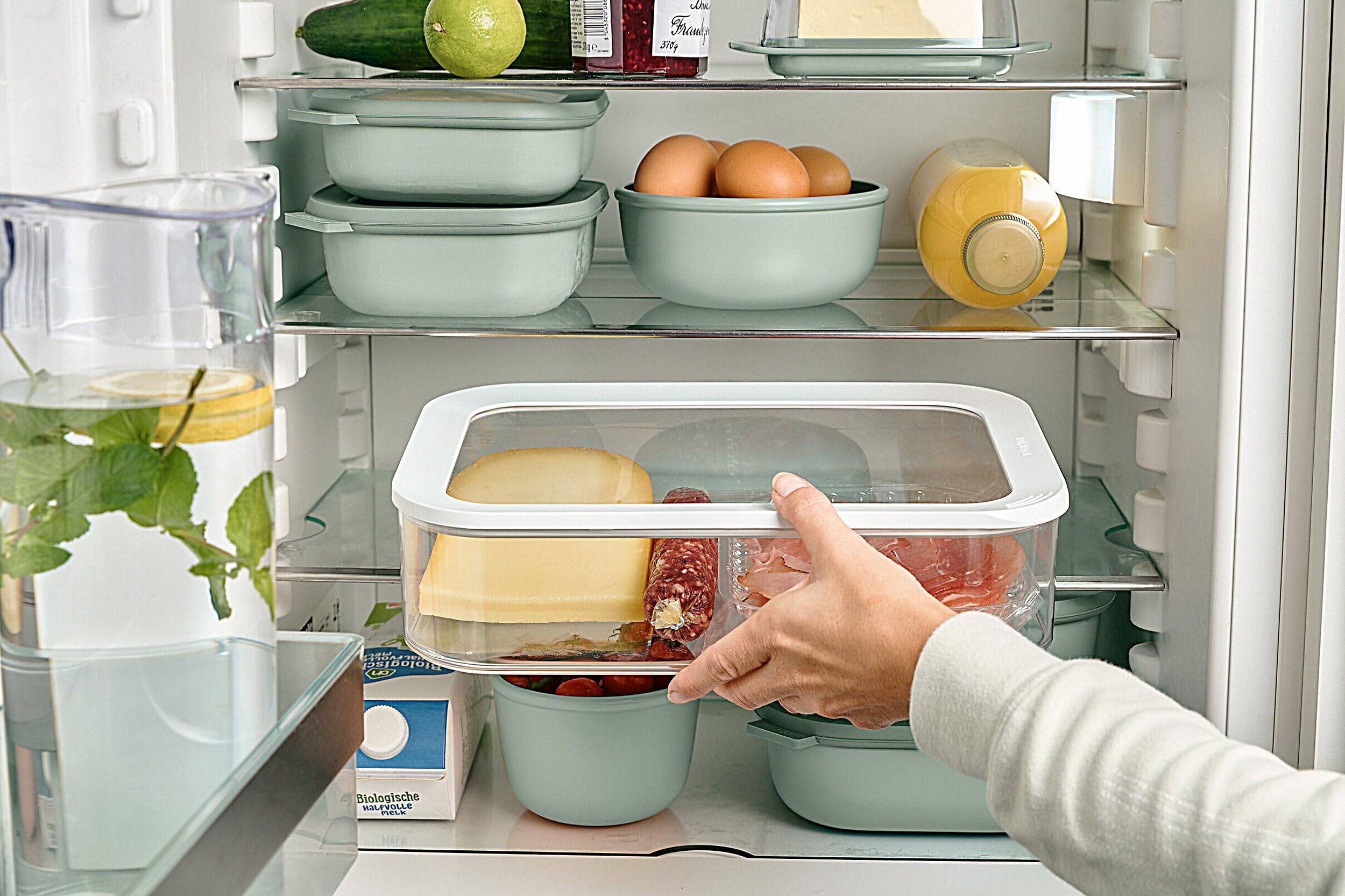 Mepal - Multi Bowl Cirqula Round - Vorratsdose mit Deckel - Geeignet als Luftdichte Aufbewahrungsbox für den Kühlschrank, Mikrowellengeschirr & als