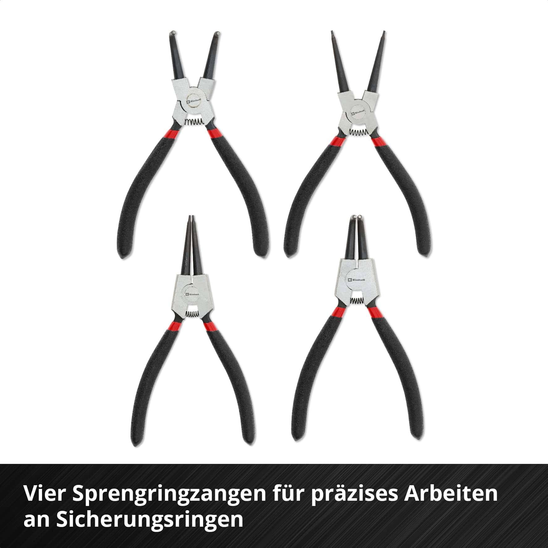 EINHELL E-Case-Einleger Zangen, 370522, 9-teilig