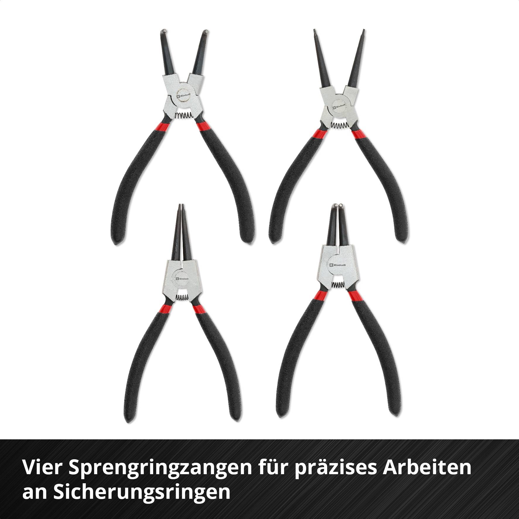 EINHELL E-Case-Einleger Zangen, 370522, 9-teilig