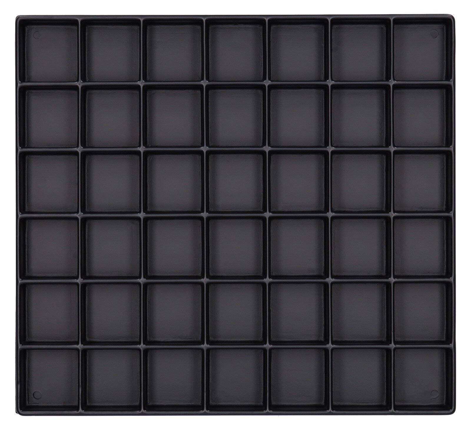 ESD Schubladeneinlage für Aufbauschrank AFS 236/20, 42 Fächer á 34 x 36 x 16 mm