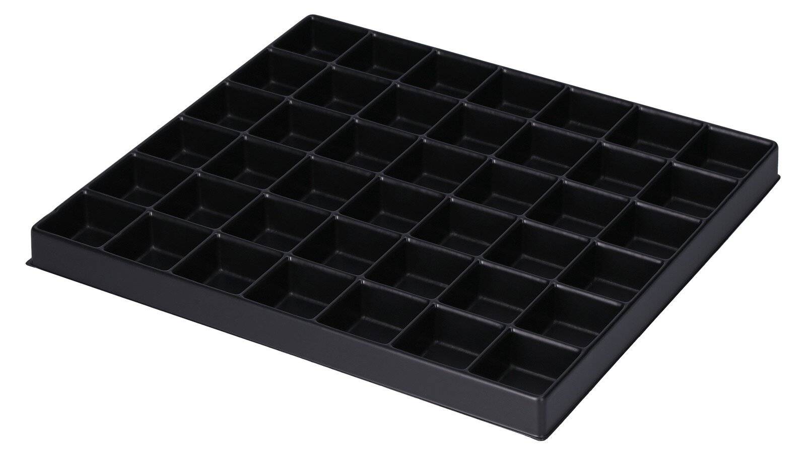 ESD Schubladeneinlage für Aufbauschrank AFS 236/20, 42 Fächer á 34 x 36 x 16 mm