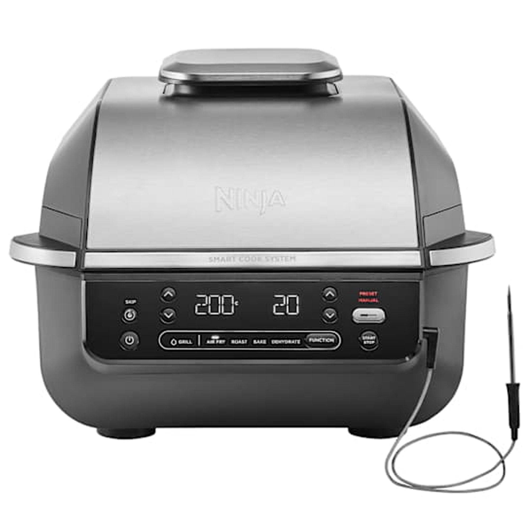 Ninja EG351EU 5-in-1-Grill & Heißluftfritteuse 5,7l schwarz/silber