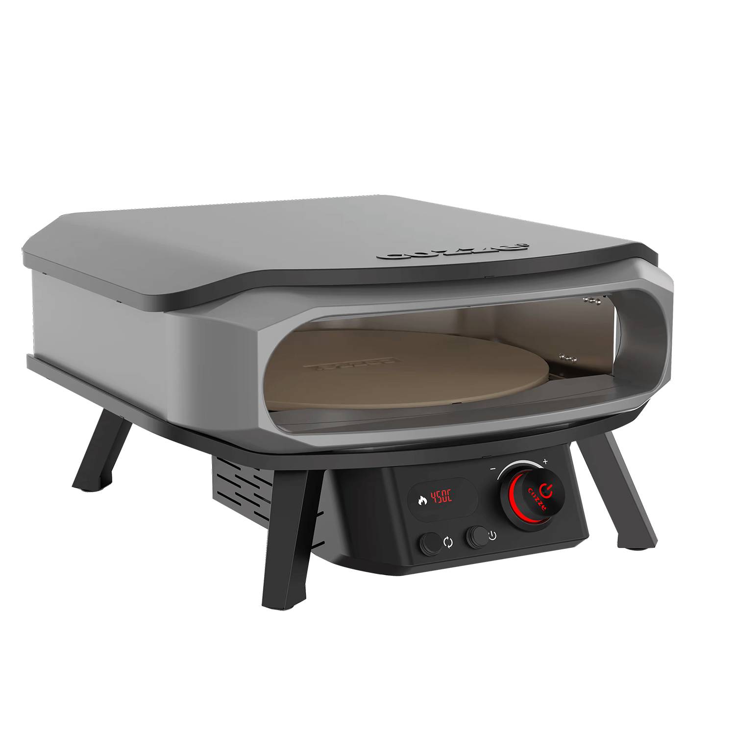 COZZE 17 Premium Rotate Pizzaofen Elektrisch mit Drehstein