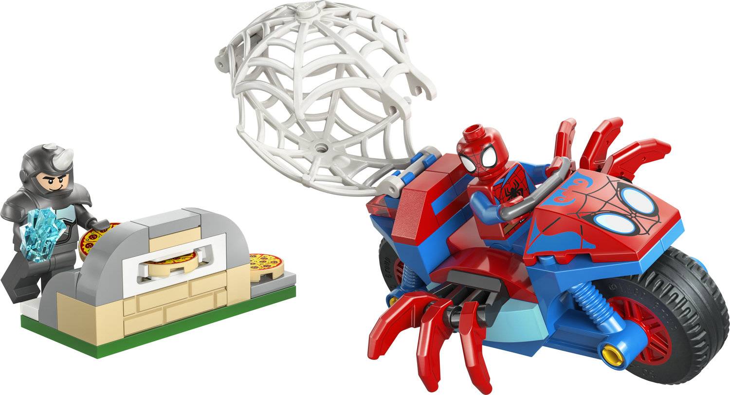 LEGO 11206 Spidey und Seine Super-Freunde - Spidey auf Motorrad vs. Rhino