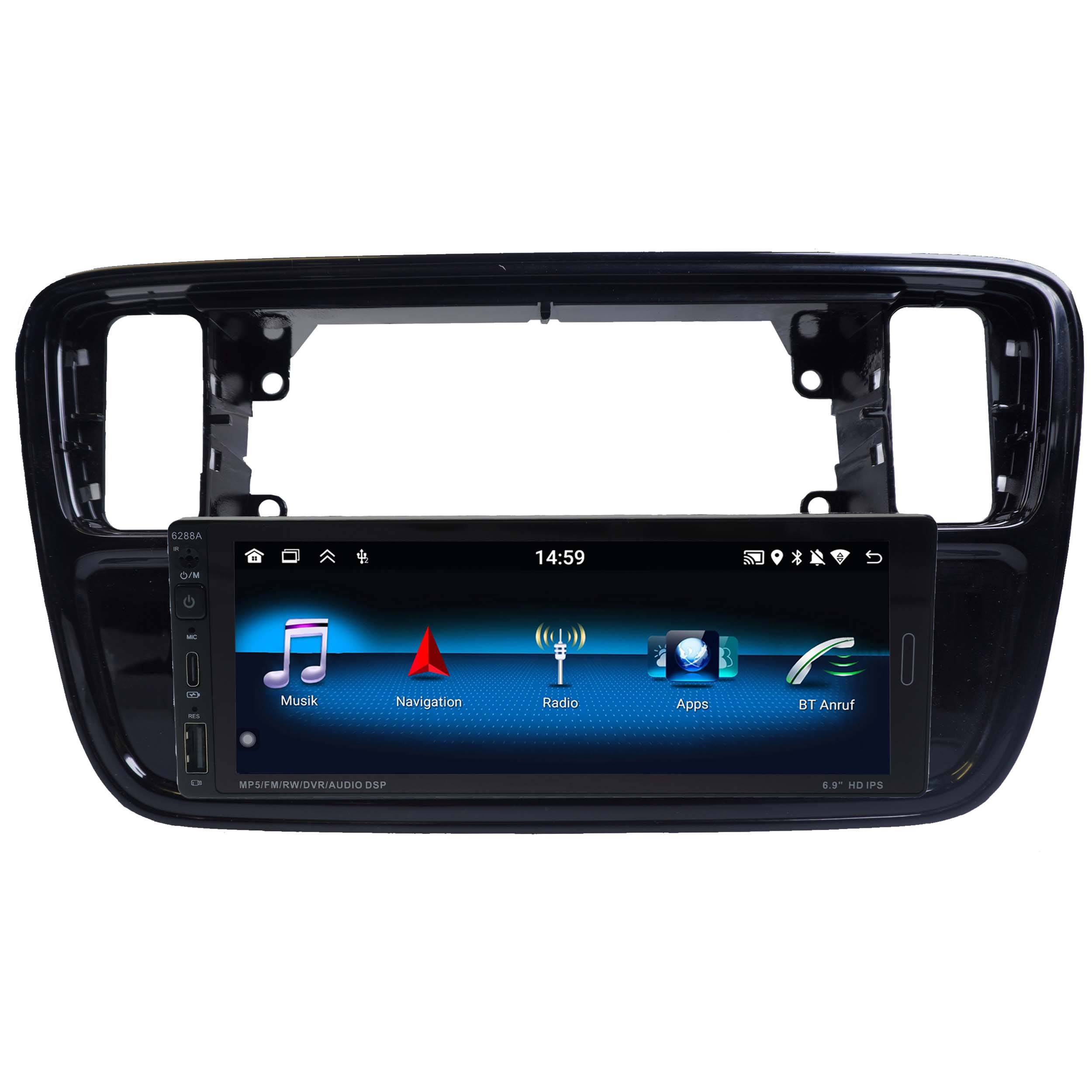 Für Volkswagen UP 12-15 6,9" Touchscreen Android Autoradio Navi GPS CarPlay