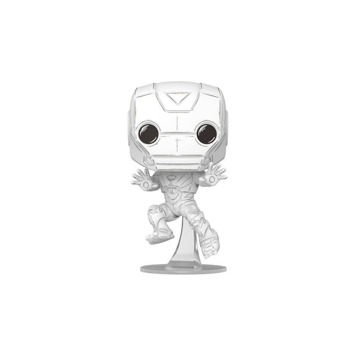 Marvel POP! Vinyl Figur Sketched - Iron Man 9 cm