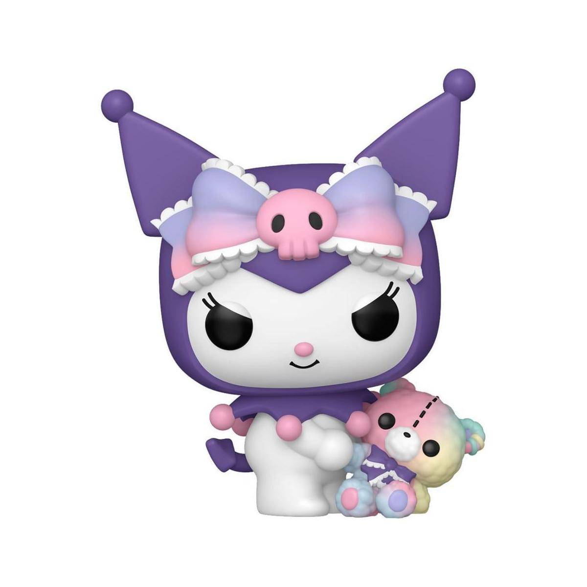 Sanrio POP!Buddy Animation Vinyl Figuren Kuromi mit Bär 9 cm