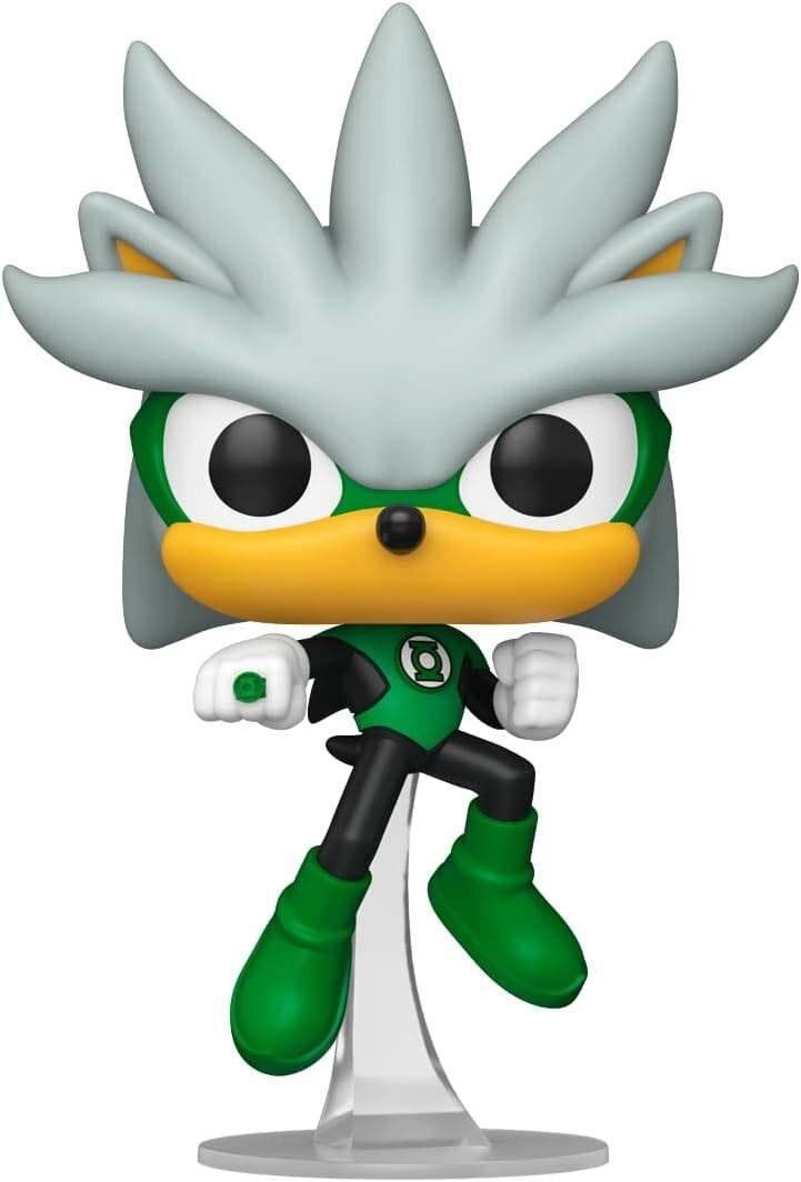 POP-Figur Sonic The Hedgehog DC Comics Silver As the Green Lantern Exklusiv