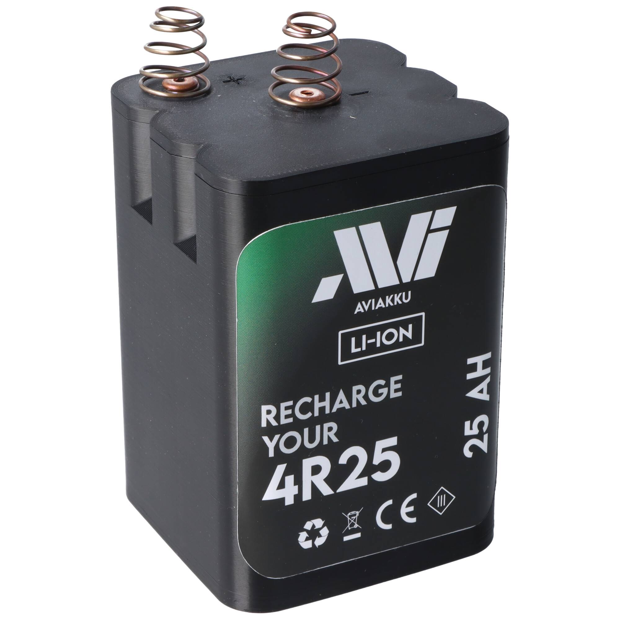 4R25R Li-ion Akku kompatibel für Blockbatterie 4R25 / 25 Ah, 430 Blockbatterie, Typ 4R25C